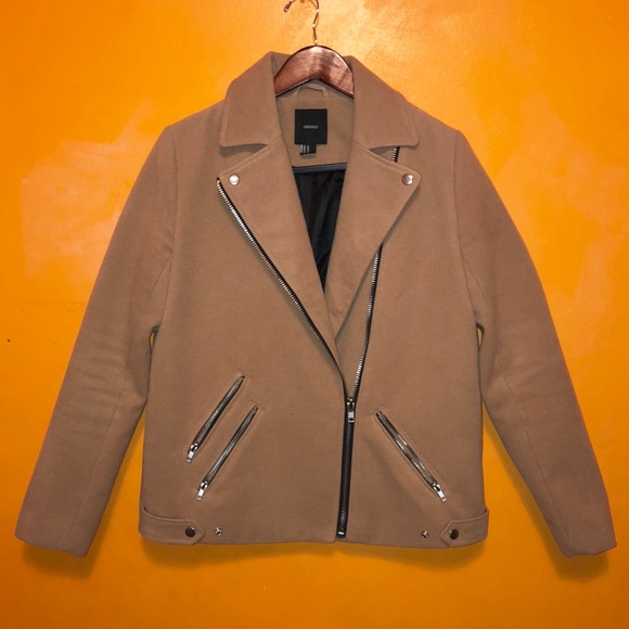 Forever 21 Jackets & Blazers - Women’s Suede Biker Style Jacket